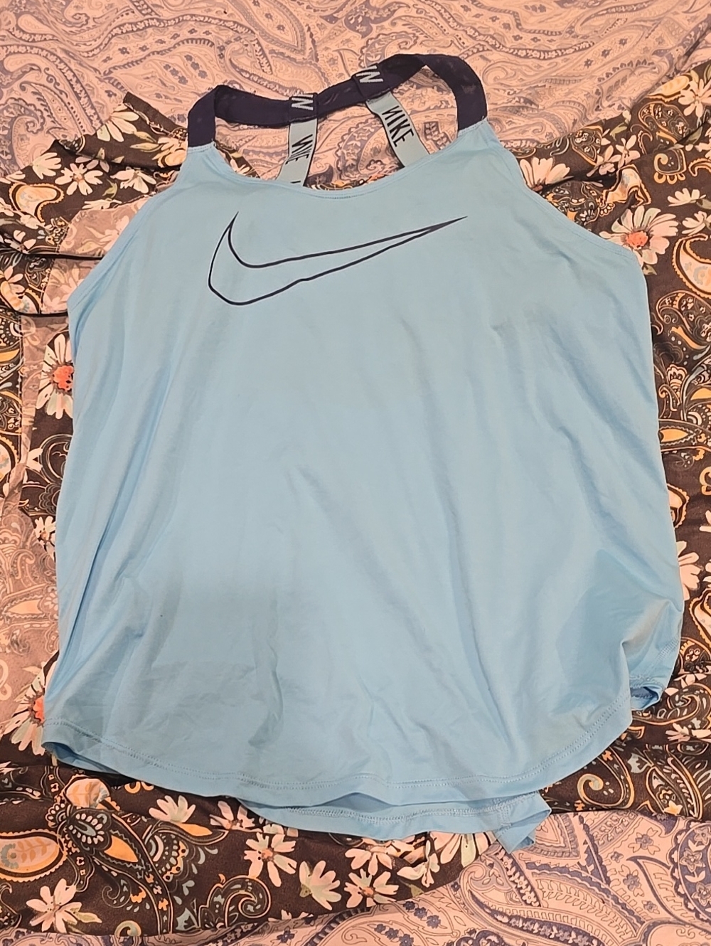 ❤️5/$25 Nike Women's Light Blue Athletic Tank Top